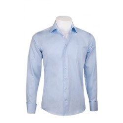 Overhemd blauw - Effen
                                                                    